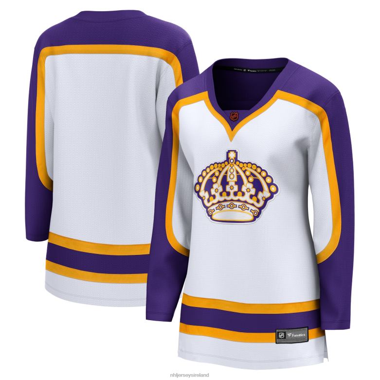NHL Women Los Angeles Kings Fanatics Branded White Special Edition 2.0 Breakaway Blank Jersey D002V1150 Clothing