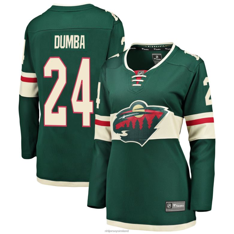 NHL Women Minnesota Wild Matt Dumba Fanatics Branded Green Breakaway Player Jersey D002V1542 Clothing