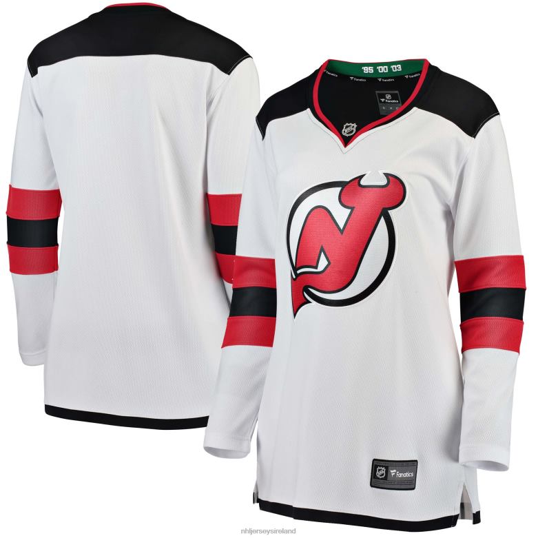 NHL Women New Jersey Devils Fanatics Branded White Away Breakaway Jersey D002V1087 Clothing