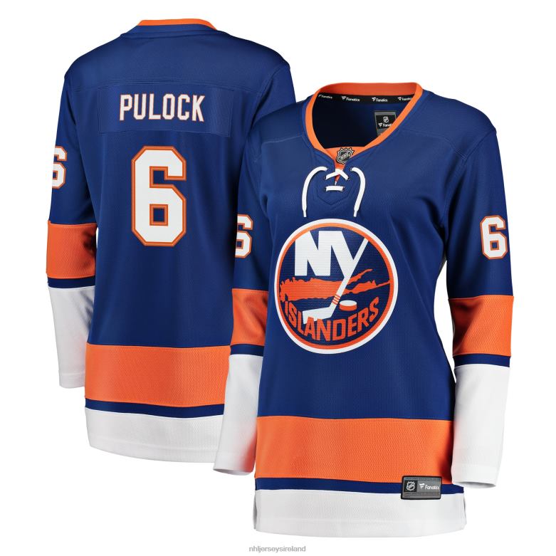 NHL Women New York Islanders Ryan Pulock Fanatics Branded Royal Breakaway Player Jersey D002V1893 Clothing