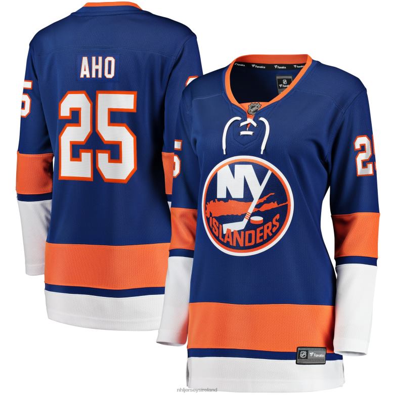 NHL Women New York Islanders Sebastian Aho Fanatics Branded Royal Home Breakaway Player Jersey D002V2291 Clothing