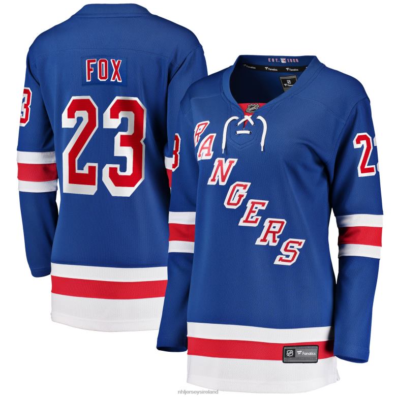 NHL Women New York Rangers Adam Fox Fanatics Branded Blue 2017/18 Home Breakaway Jersey D002V503 Clothing
