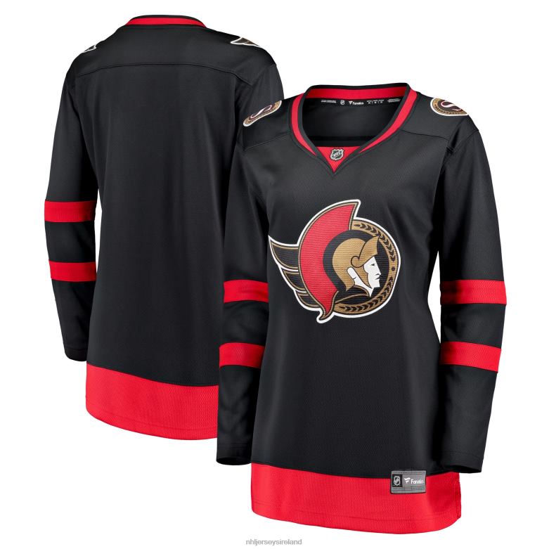 NHL Women Ottawa Senators Fanatics Branded Black 2020/21 Home Breakaway Jersey D002V1483 Clothing