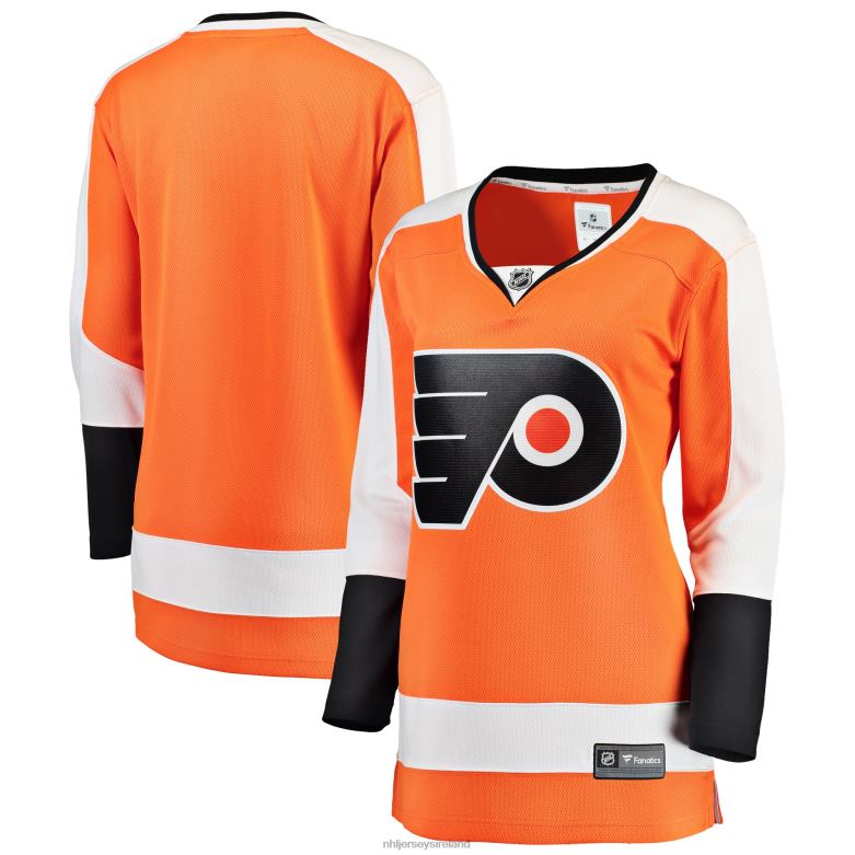 NHL Women Philadelphia Flyers Fanatics Branded Orange Breakaway Home Jersey D002V1159 Clothing