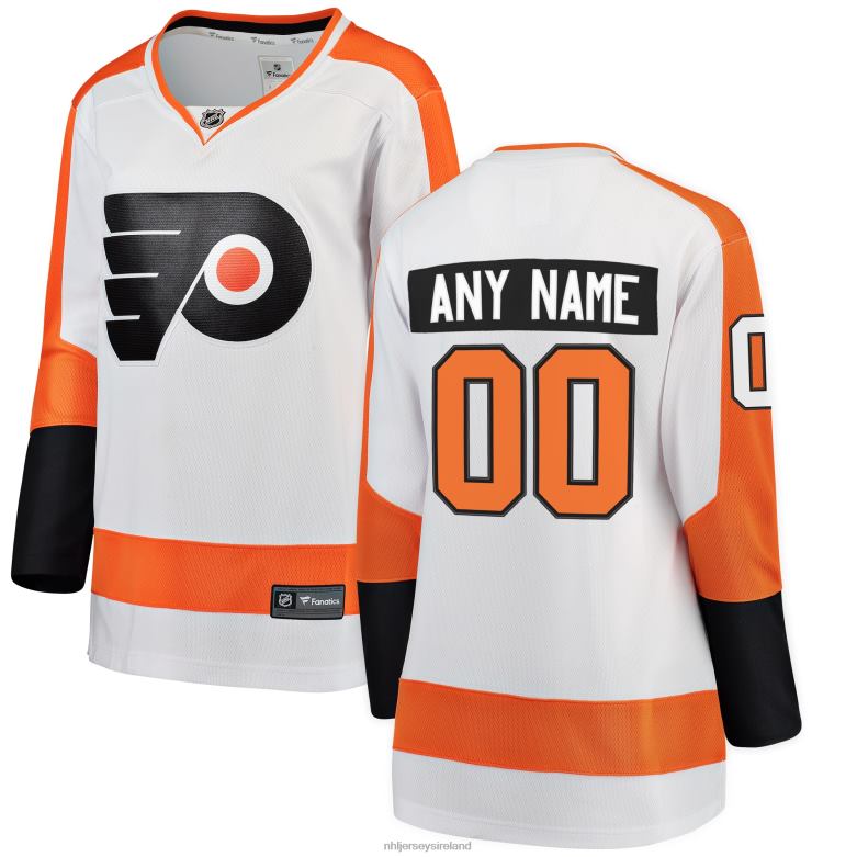 NHL Women Philadelphia Flyers Fanatics Branded White Away Breakaway Custom Jersey D002V1417 Clothing