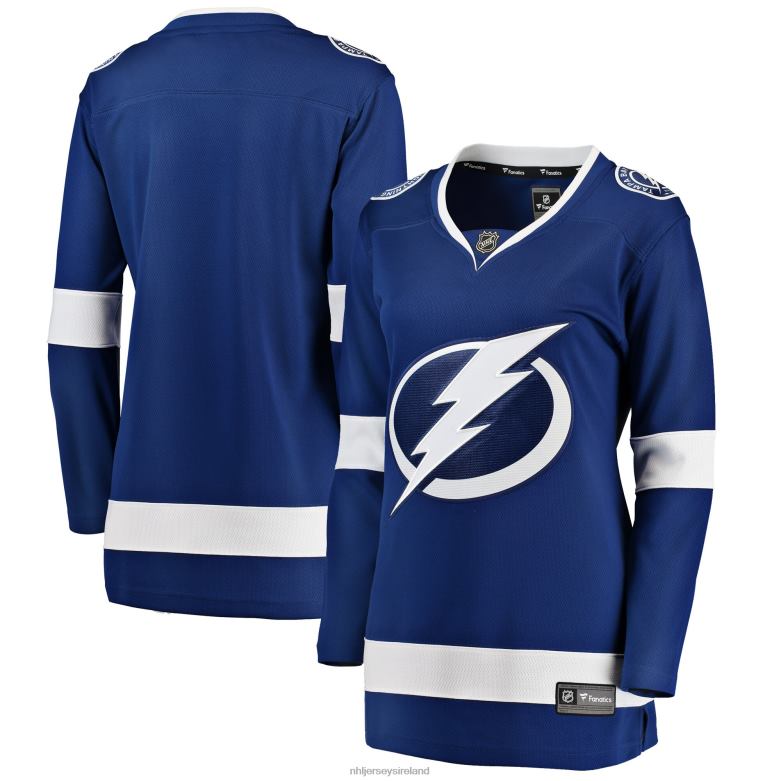 NHL Women Tampa Bay Lightning Fanatics Branded Blue Breakaway Home Jersey D002V1059 Clothing