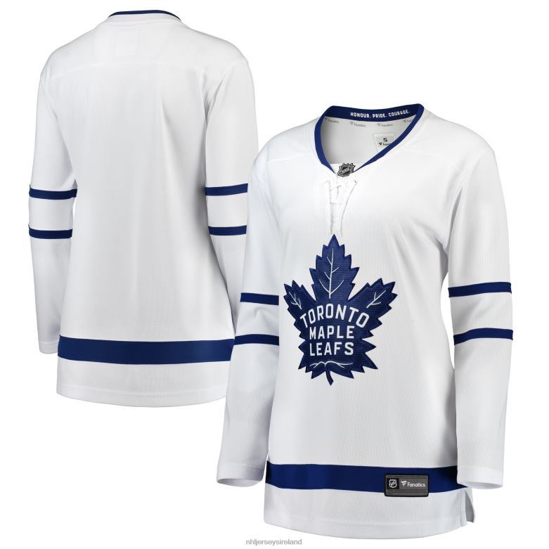 NHL Women Toronto Maple Leafs Fanatics Branded White Away Breakaway Jersey D002V1264 Clothing
