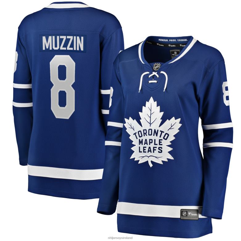 NHL Women Toronto Maple Leafs Jake Muzzin Fanatics Branded Blue Home Breakaway Player Jersey D002V2073 Clothing
