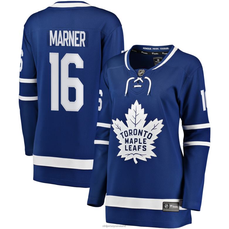 NHL Women Toronto Maple Leafs Mitchell Marner Fanatics Branded Blue Breakaway Player Jersey D002V1304 Clothing