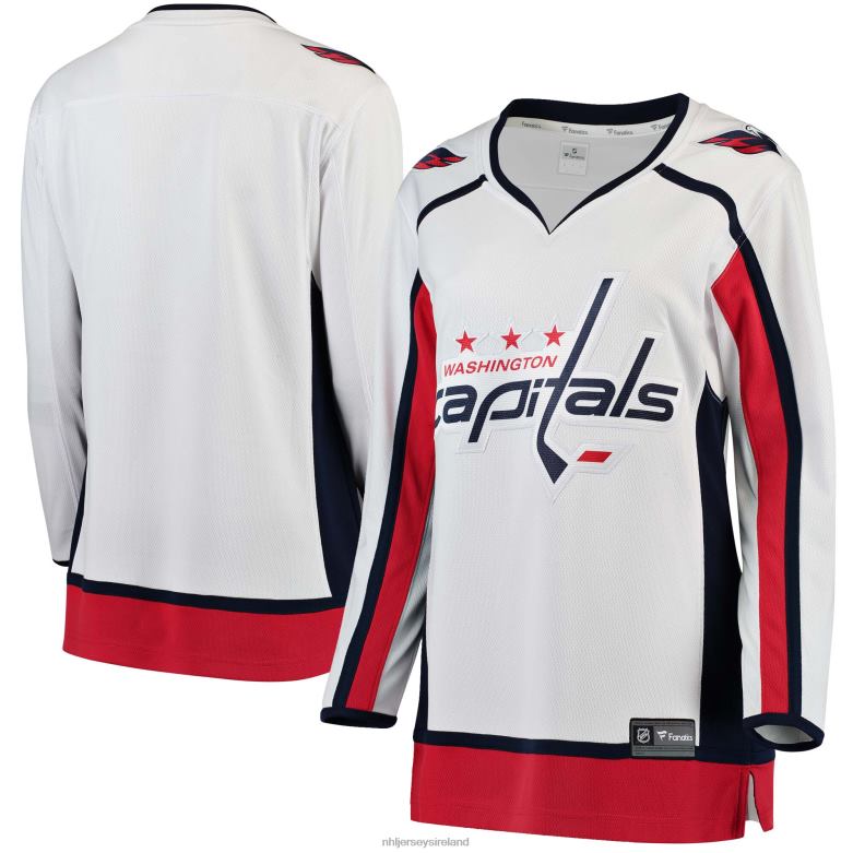 NHL Women Washington Capitals Fanatics Branded White Away Breakaway Jersey D002V1742 Clothing