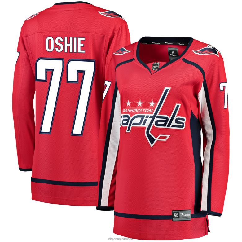 NHL Women Washington Capitals Tj Oshie Fanatics Branded Red 2019/20 Breakaway Player Jersey D002V1965 Clothing