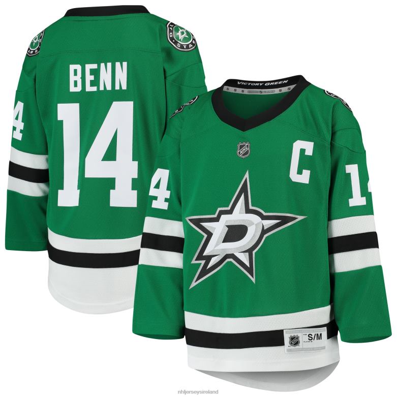 NHL Youth Dallas Stars Jamie Benn Kelly Green Home Replica Player Jersey D002V443 Clothing