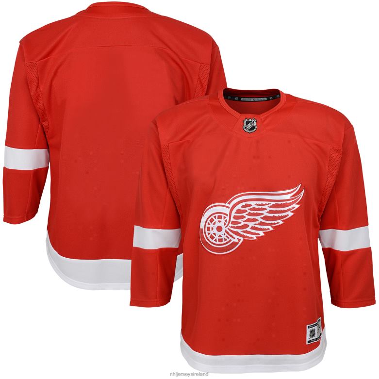NHL Youth Detroit Red Wings Red Home Blank Premier Jersey D002V1995 Clothing