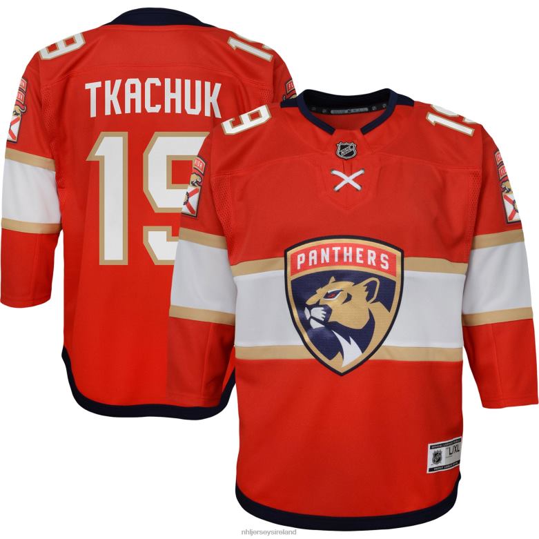 NHL Youth Florida Panthers Matthew Tkachuk Red Home Replica Player Jersey D002V662 Clothing