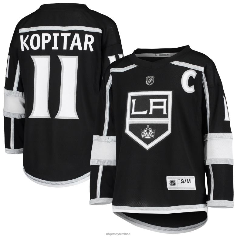 NHL Youth Los Angeles Kings Anze Kopitar Black Home Replica Player Jersey D002V230 Clothing