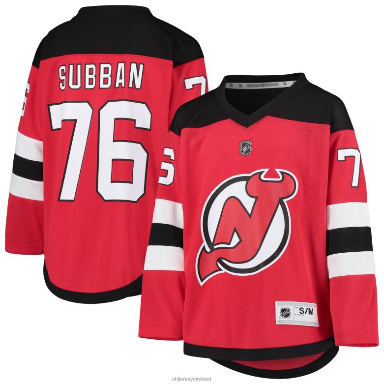 NHL Youth New Jersey Devils P.K. Subban Red Home Player Replica Jersey D002V1628 Clothing