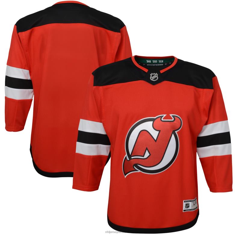 NHL Youth New Jersey Devils Red Home Premier Blank Jersey D002V1349 Clothing