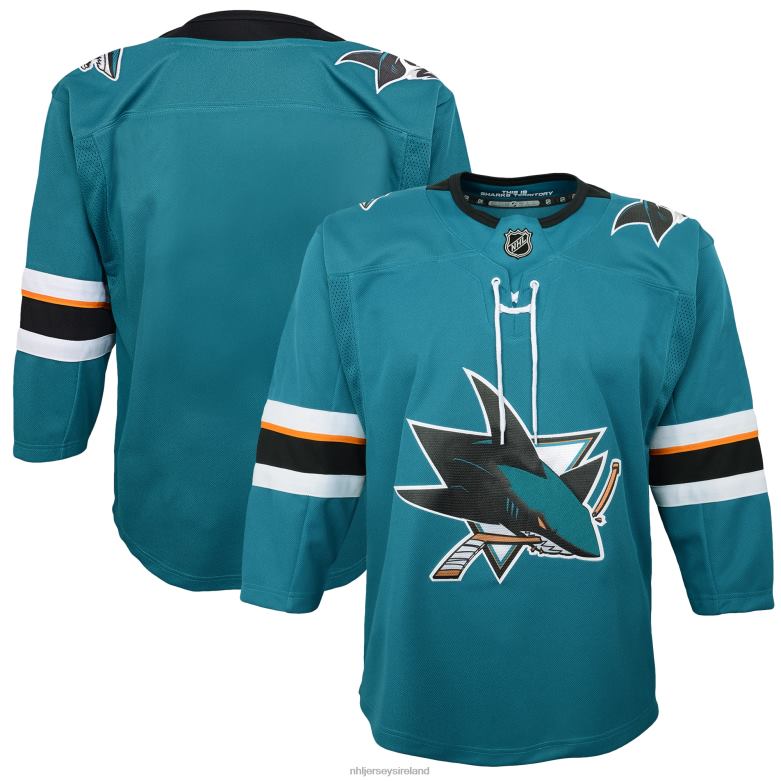 NHL Youth San Jose Sharks Teal Home Premier Blank Jersey D002V2082 Clothing