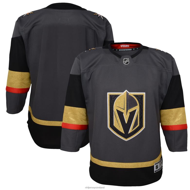 NHL Youth Vegas Golden Knights Gray Alternate Premier Blank Jersey D002V1079 Clothing