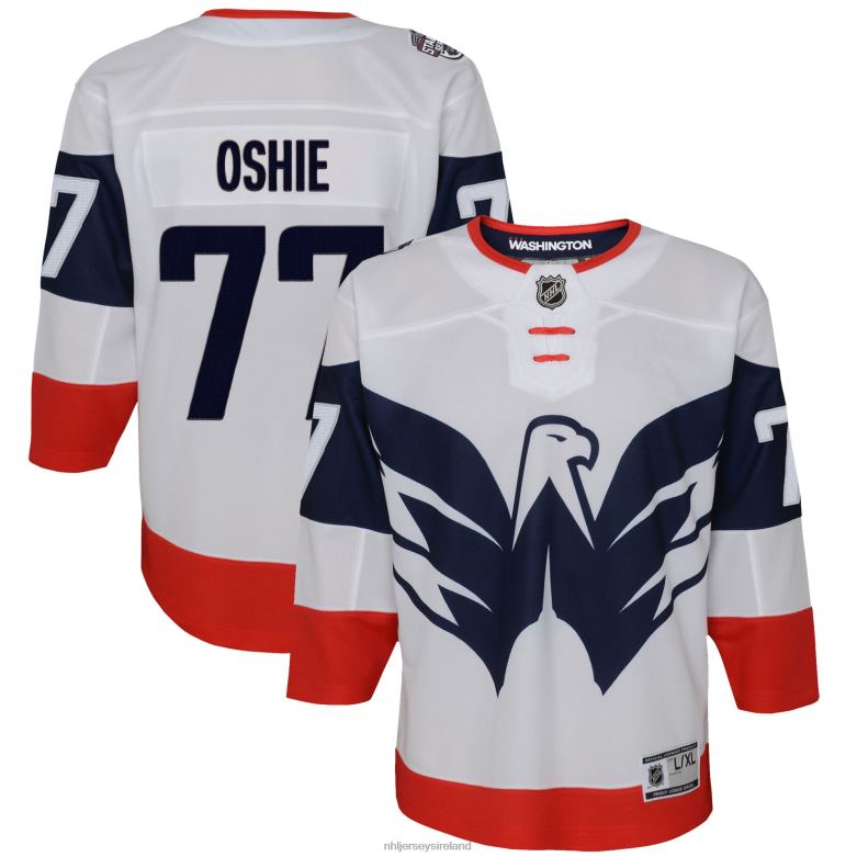 NHL Youth Washington Capitals Tj Oshie White 2023 Stadium Series Player Jersey D002V724 Clothing